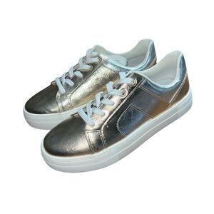 CLEE Gold & Silver Sneaker Size 9